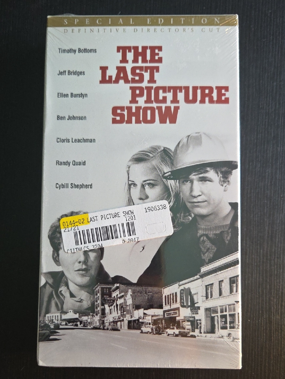 The Last Picture Show VHS 1990 8 Academy Award Nominations B&W. NEW AND SEALED